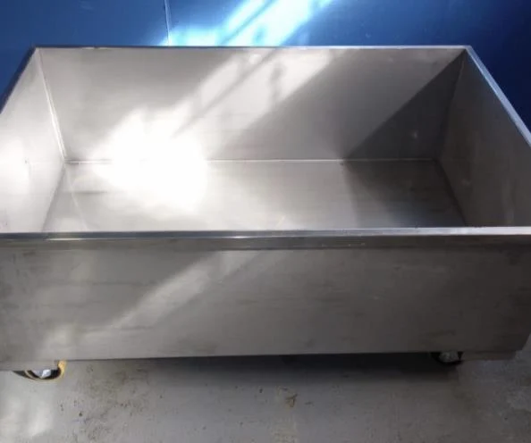 Tanque lavatório de inox sem tampa